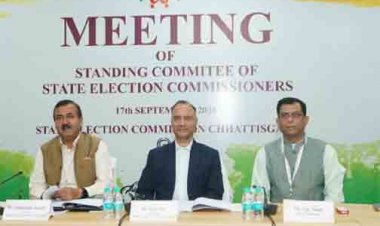 राज्य निर्वाचन आयुक्तों की स्थायी समिति की बैठक नवा रायपुर में संपन्न