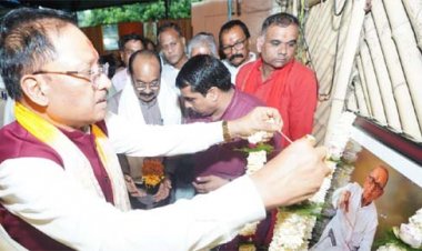 मदकूद्वीप की पुरातात्विक और आध्यात्मिक विरासत के संरक्षण में स्व. शांताराम का योगदान सदैव स्मरणीय रहेगा : मुख्यमंत्री