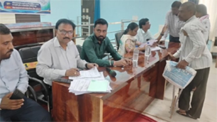 रिसाली शिविर में 68 दिव्यांगजनों एवं वरिष्ठजनों का हुआ पंजीयन