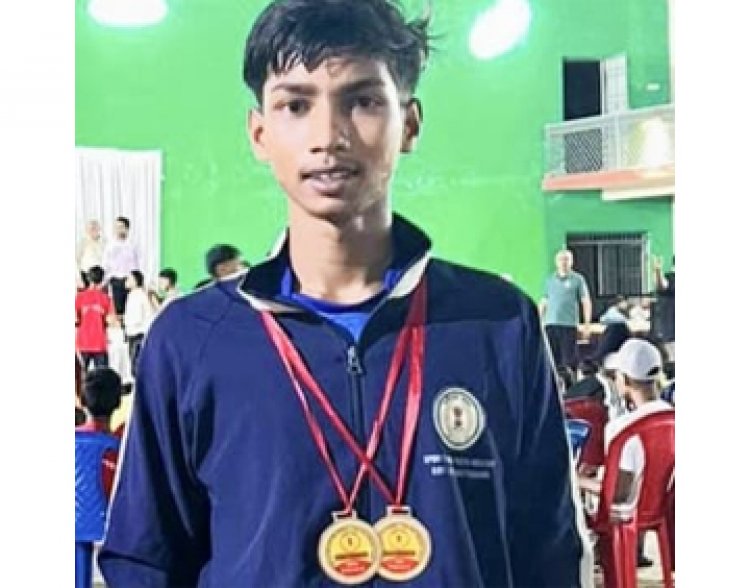 संत ज्ञानेश्‍वर स्‍कूल के नचिकेत ने राज्‍य फेंसिंग स्‍पर्धा में जीता गोल्‍ड