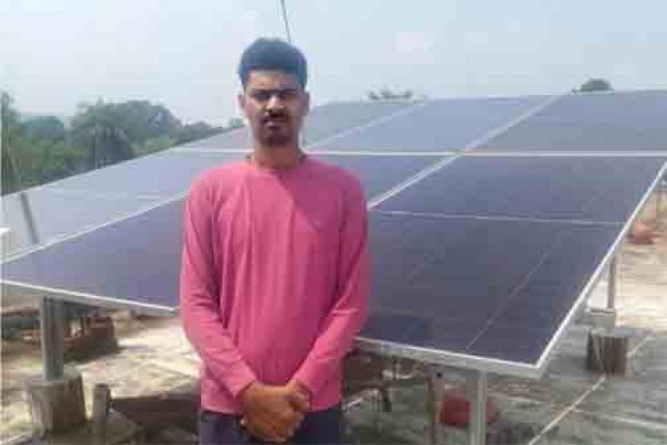 सौर ऊर्जा से रोशन हुआ किसान नेतराम का घर