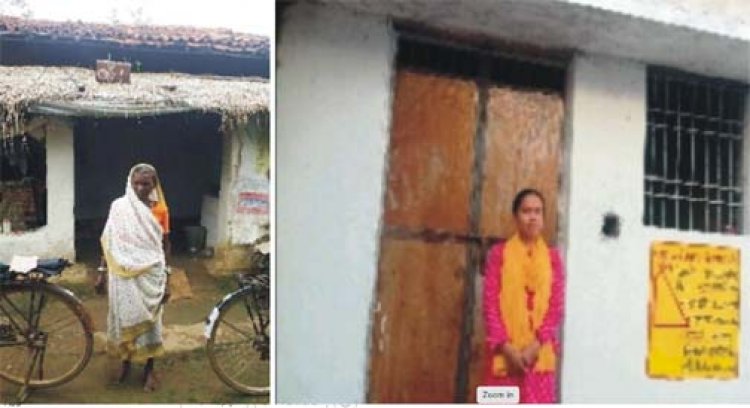 प्रधानमंत्री आवास योजना-ग्रामीण से दुकालू निषाद को मिला पक्का घर