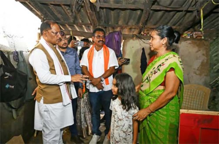 बाढ़ प्रभावित परिवारों के साथ पूरी संवेदनशीलता से खड़ी है सरकार : मुख्यमंत्री विष्णु देव साय