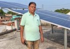 प्रधानमंत्री सूर्यघर मुफ्त बिजली योजना का लाभ लेते हुए मूलचंद कोसरिया ने छत पर लगवाया 3 किलोवॉट का सोलर पैनल