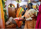 राष्ट्रपति द्रौपदी मुर्मु ने माँ दंतेश्वरी की पूजा-अर्चना कर देशवासियों की सुख-समृद्धि और खुशहाली की कामना की