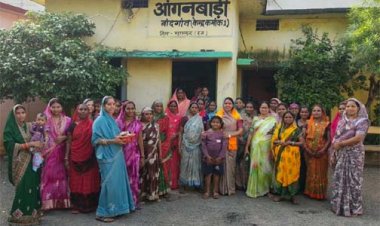 आँगन मिलन सेवा उत्सव में पोषण, स्वास्थ्य तथा बच्चों की उचित देखभाल के प्रति किया गया जागरूक