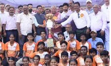 केंद्रीय राज्य मंत्री तोखन साहू के मुख्य आतिथ्य में 26वीं राज्य स्तरीय शालेय क्रीड़ा प्रतियोगिता का समापन