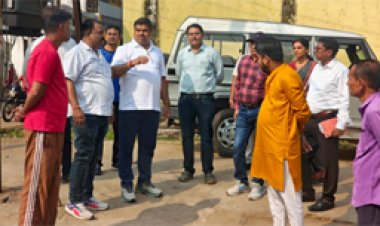 बांसपारा वार्ड में नागरिकों के बीच पहुंचे मंत्री गजेन्द्र यादव, समस्याओं के त्वरित निराकरण के दिए निर्देश