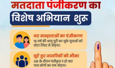 विशेष मतदाता पंजीकरण अभियान में तेजी लाने अधिकारियों एवं कर्मचारियों की ड्यूटी