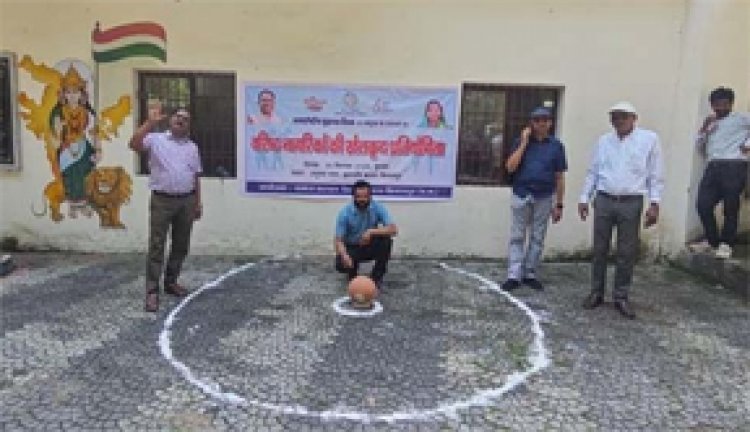 अंतर्राष्ट्रीय वृद्धजन दिवस के पूर्व वरिष्ठजनों के लिए खेलकूद प्रतियोगिताएं आयोजित