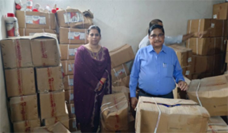 अवैध कीटनाशक भंडारण पर कार्रवाई, सातों नमूने जांच में अमानक