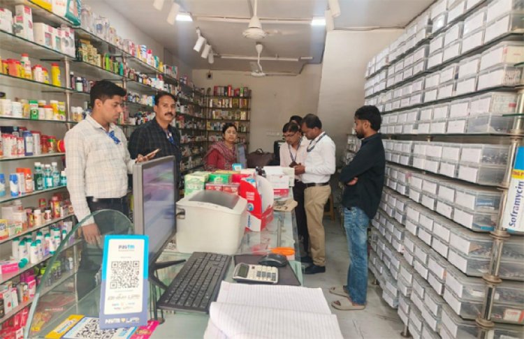 एनसीबी और खाद्य एवं औषधि प्रशासन की संयुक्त टीम ने 11 मेडिकल स्टोर्स का किया निरीक्षण